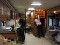 Station 15: Cleaning staff hard at work